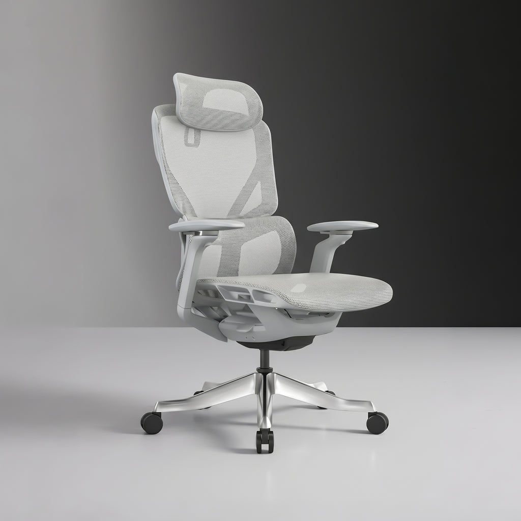 Arco Grey | Full Mesh Ergonomik Ofis ve Ev Çalışma Koltuğu