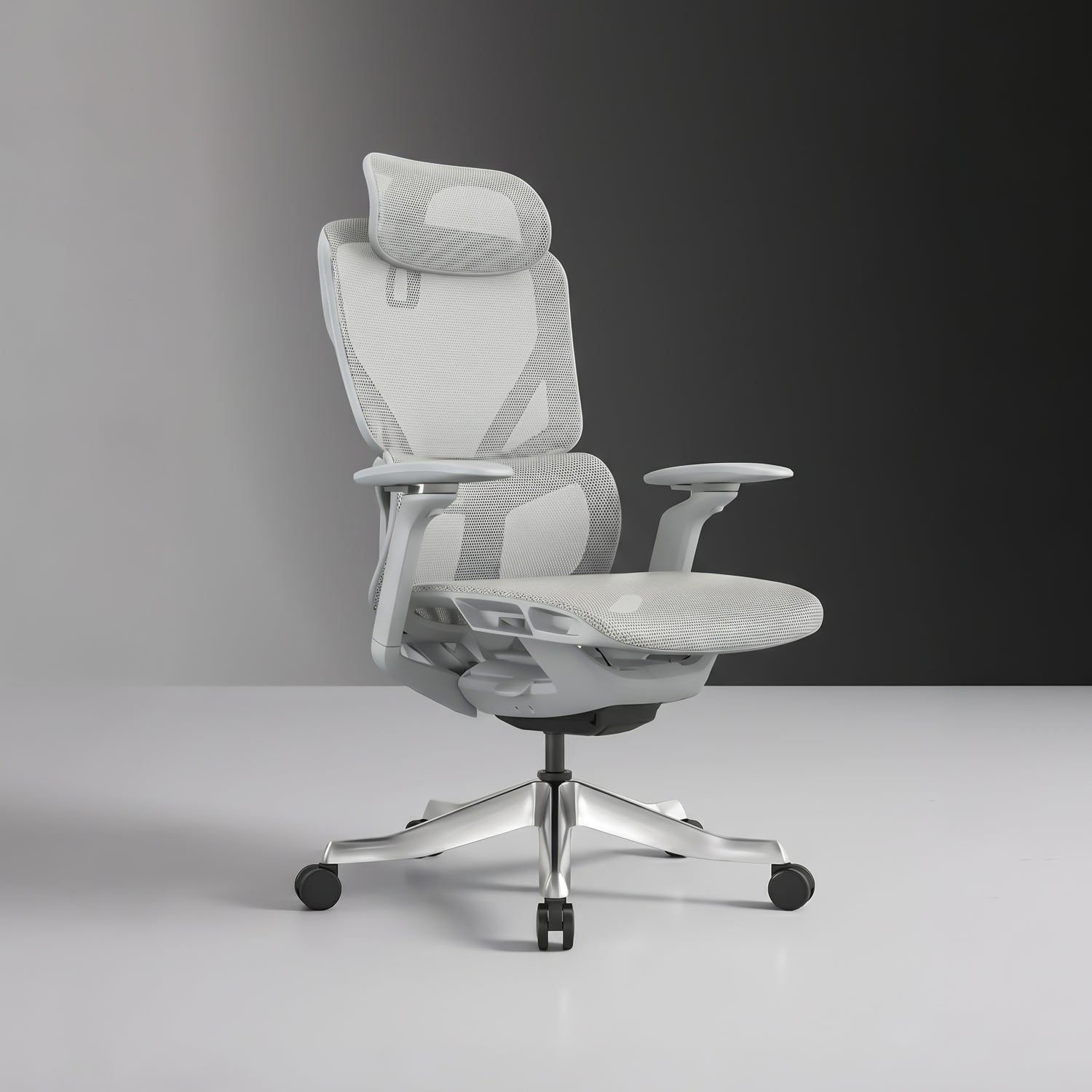 Arco Grey | Full Mesh Ergonomik Ofis ve Ev Çalışma Koltuğu